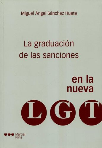 La Graduacion De Las Sanciones En La Nueva Lgt, De Sánchez Huete, Miguel Ángel. Editorial Marcial Pons, Tapa Blanda, Edición 1 En Español, 2006