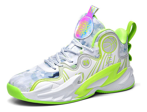 Zapatos De Baloncesto De Color Brillante Para Hombres