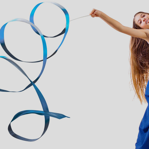 Cinta De Baile Rítmico, Cinta De Gimnasia Para Adultos, 4 Un
