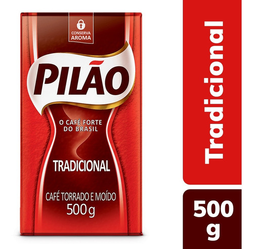 Café Torrado Moído A Vácuo Pilão 500g