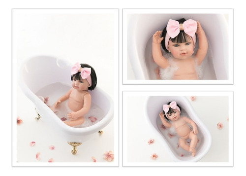 Imagem 3 de 6 de Bebê Reborn Menina Linda Sem Acessórios
