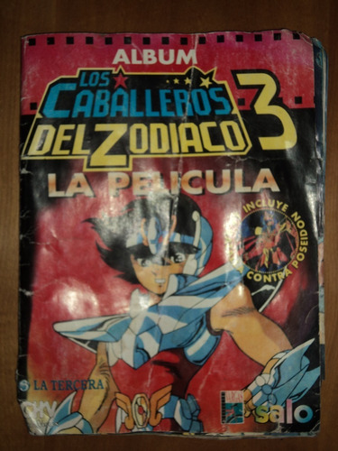 Álbum Los Caballeros Del Zodiaco 3 La Película, Salo, 1996.