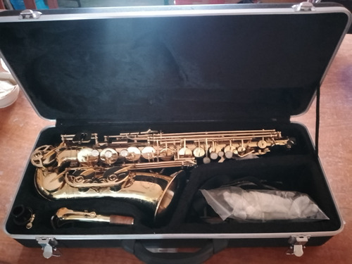 Sax Blessing  Sax Alto Laqueado Con Estuche Blessing 6430l