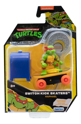 Tortugas Ninja Raphael Figura C/lanzador Y Accesorios -vaj