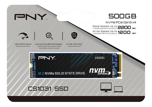 Disco Estado Solido Ssd Pny 500gb M2 M280cs1031-500-cl