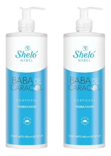 2 Pack Crema Corporal Baba De Caracol Shelo