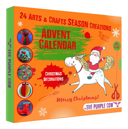 Calendario De Adviento Navidad 2024 Adornos Hechos A Mano