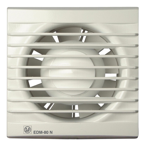 Ventilador Extractor Para Baño Edm-80 N Soler Palau Color de la estructura Blanco Color de las aspas Blanco