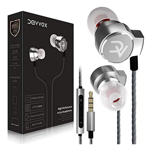Deivvox D0218 Auriculares Con Cable Y Microfono Auriculares