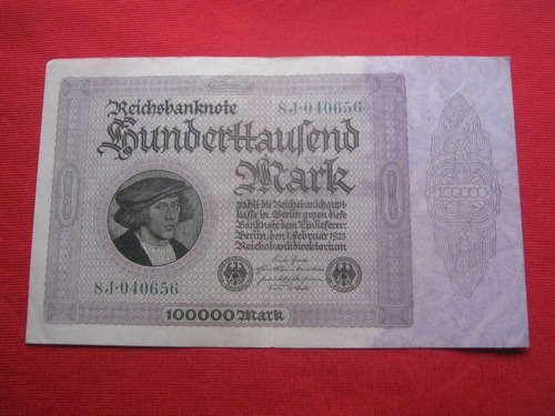 Alemania 100000 Marcos 1923