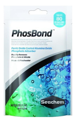 Phosbond 100 Ml. Elimina Fosfato Seachem Peces Acuario