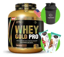 Comprar Proteina Whey Gold Pro 3kg Chocolate Lp + Shaker + 02 Snacks