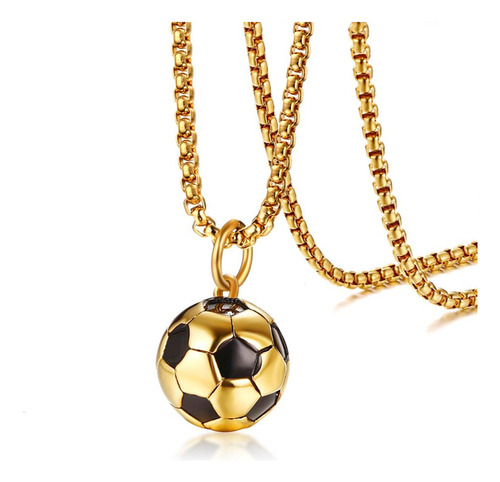 V Cadenas De Suéter Con Colgante De Fútbol De 1 Pieza