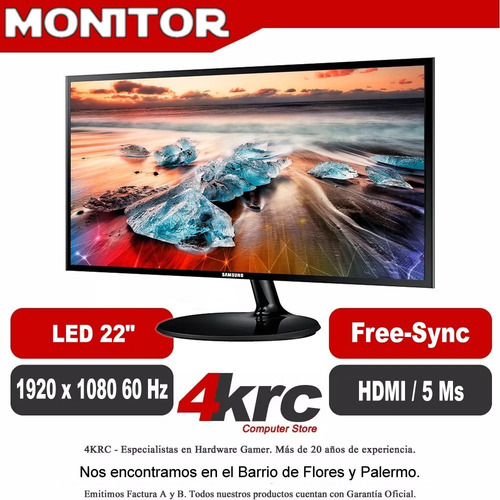 Computadora Completa Amd Intel Dual Core 8gb Led 22 Lol