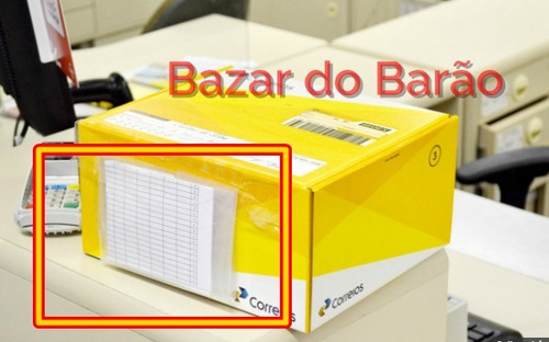 Saco Plástico P/ Declaração Conteúdo Correios - 1200 Unid