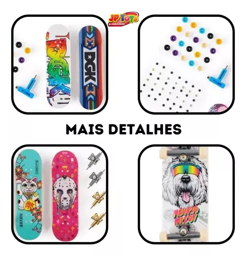 Skates De Dedo Tech Deck Kit Com 6 Sk8 Shop Acessórios Sunny - JP