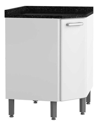 Gabinete De Cozinha Modulado Balcão Canto Oblíquo Gourmet 1