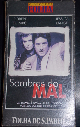 Vhs Sombras Do Mal Robert De Niro E Jessica Lange