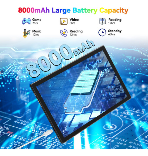 Tablet Meize D115 Android 13 10.1 Pulgadas 128 Gb+16 Gb/512
