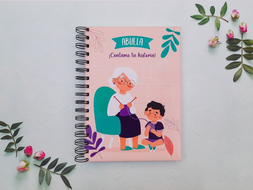 Diario Abuela Abuelo Agenda Cumple Nacimiento Baby Regalo