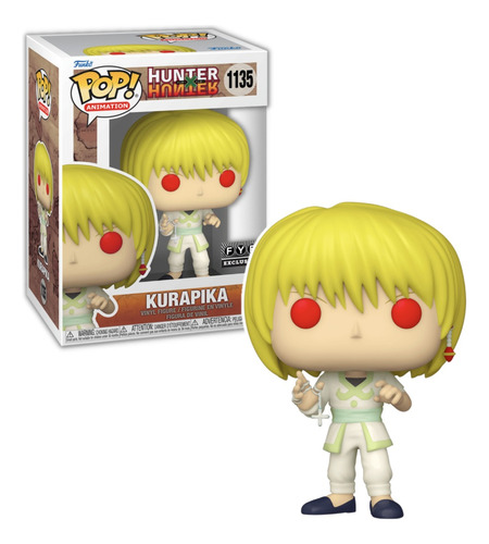 Kurapika Funko Pop 1135 / Hunter X Hunter / Fye Exclusivo