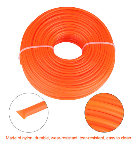 Cable De Nailon Trimmer Line De 3 Mm Para Podadora De Césped