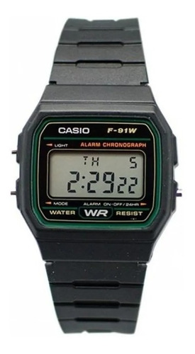 Reloj Clasico Vintage Retro Casio Modelo F-91w-3d 