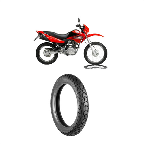 Pneu Traseiro Moto Technic T&c Uso Com Câmara 110/90-17 60p