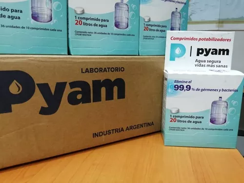 Potabilizador De Agua Pyam 20L Blister 10Comprimidos Okey