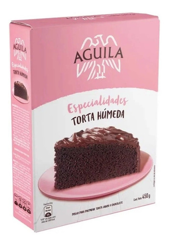 Aguila torta humeda premezcla sabor chocolate 450 Gramos