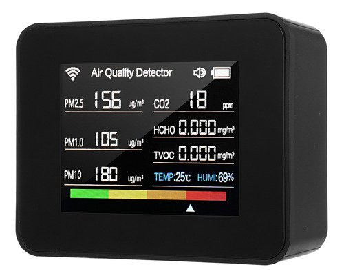 Medidor De Detección De Calidad Del Aire Quality Alarm Air A