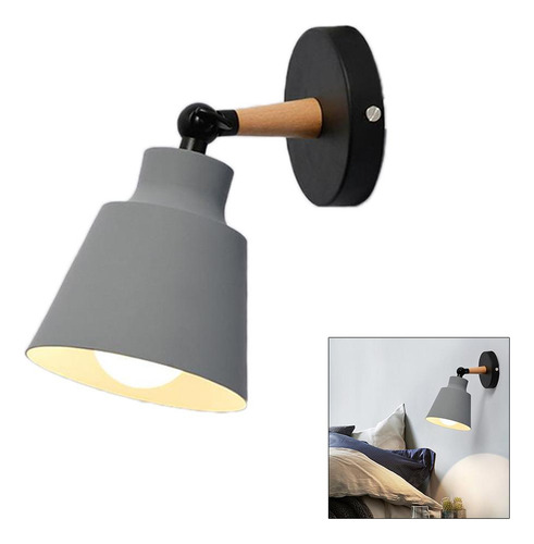 Lámpara De Pared Led Moderna Lámpara De Techo Gris