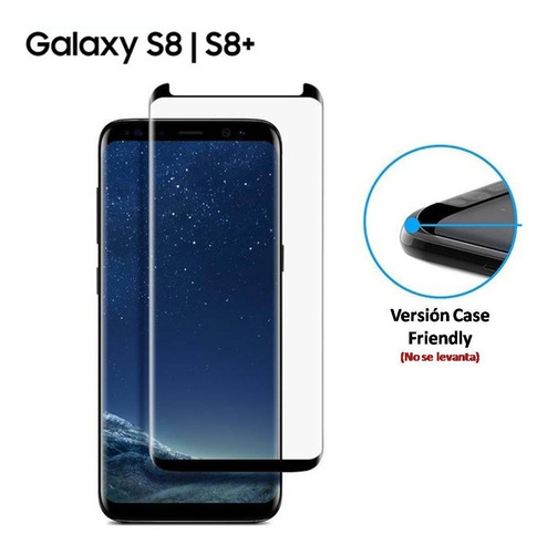 Vidrio Templado Curvo Samsung S8, S8+,s9, S9+, S10