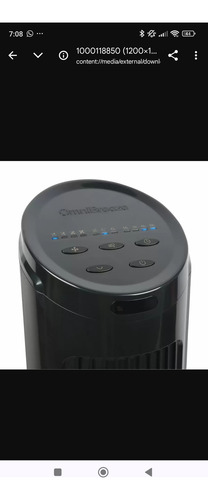 Pack 2 Ventiladores Torre Omnibreeze Negro 4 Vel, 100 Cm.