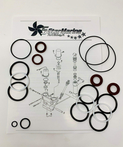 Kit Reparacion Sello Inclinacion Ajuste Yamaha Marino Cinco