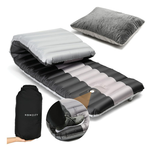 Homeify Colchoneta Inflable Para Dormir  Almohada De Campame