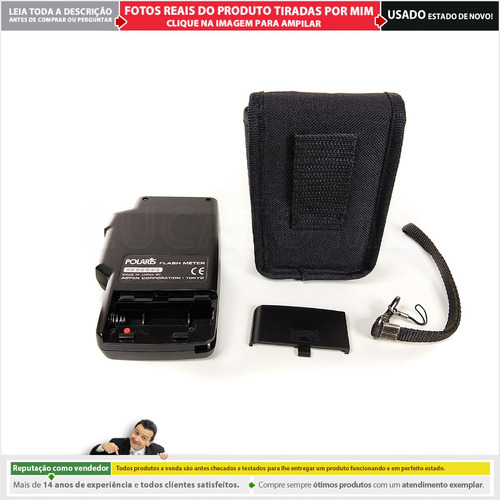 Fotômetro Polaris Flash Meter Ótimo Estado Mede Luz Flash P1 (Usado)