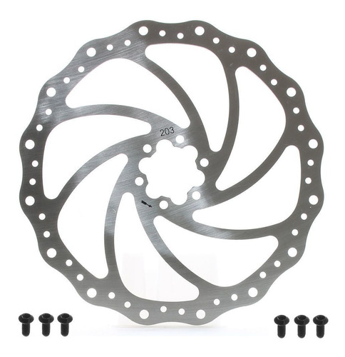 Disco De Freno Rotor Promax 203mm Para Bicicleta