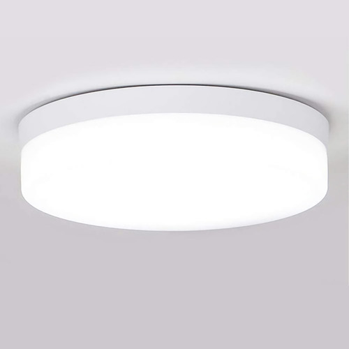 Imagen 6 de 6 de Panel Led 24w Sobreponer Redondo Luz Blanca Borde Infinito