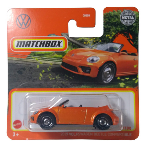 Matchbox 2019 Vw Volkswagen Beetle Convertible Nuevo Sellado