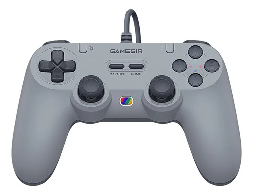 Controle Gamesir Tegenaria T3 Lite Com Fio Para Pc Switch Android Ios Steam Celular Hall Effect Usb Design Ergonômico Cinza
