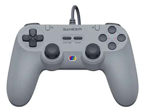 Controle Gamesir Tegenaria T3 Lite Com Fio Para Pc Switch Android Ios Steam Celular Hall Effect Usb Design Ergonômico Cinza