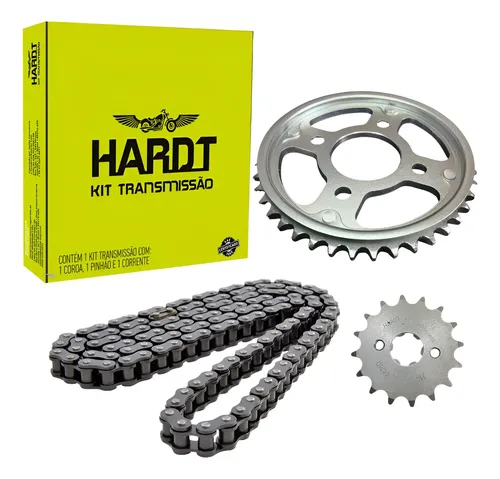 Kit Transmissão Hardt Cg Titan 160 Fan 160 Aço 1045 | Parcelamento