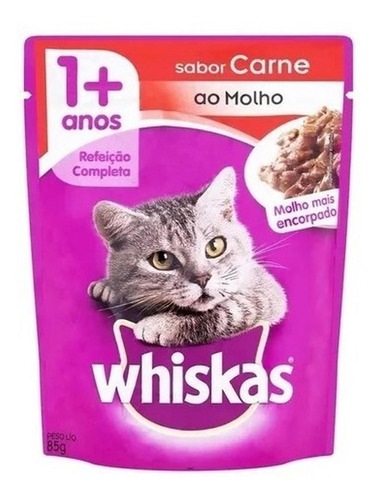 12 X Whiskas Para Gato Adulto Sabores - S4118 