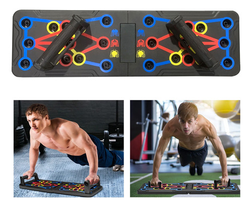 Barras Push Up Portatil Fitness Muscular Tabla De Lagartijas