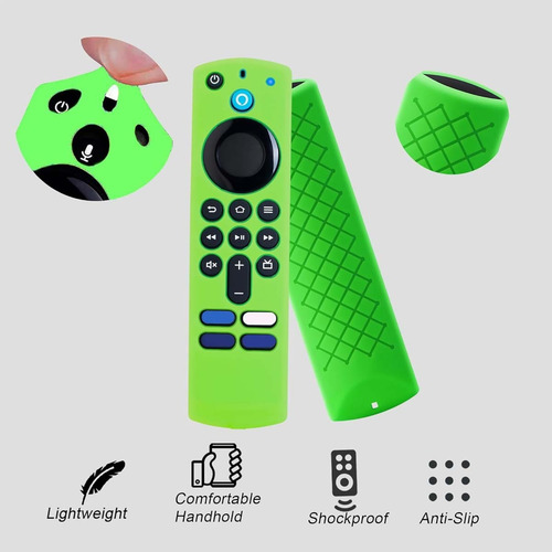 Funda Control Para Amazon Fire Tv Stick 4k Alexa Case Verde Lima