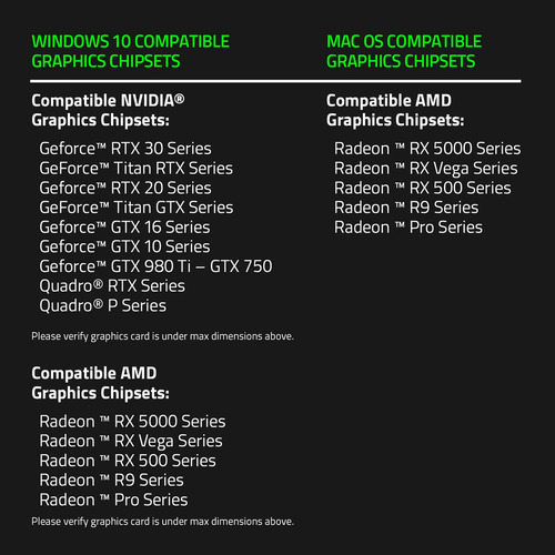 Razer Core X Chroma Carcasa Externa De Aluminio Para Gpu (eg