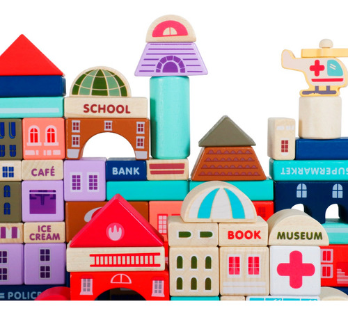 Juego Didactico City 115 Pcs - Kidscool