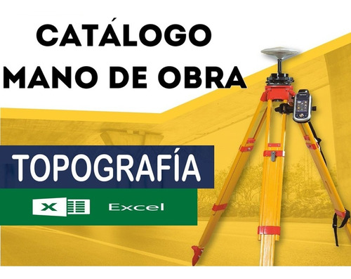 Topografía Tabulador Precios Mano De Obra 