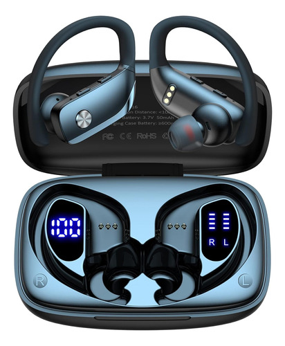 Audífono Inalámbrico Bluetooth Bmani T16 - Deportivo 48 Hras